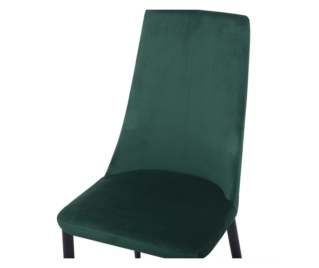 Étkezőszék kétdarabos szettben CLAYTON Bársony Smaragdzöld - 3