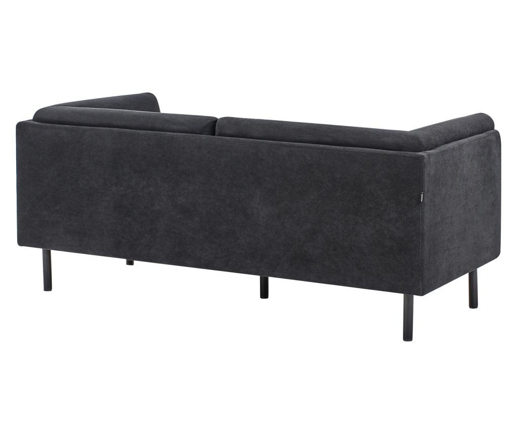 Kanapé 2 személyes VORGOD Fekete - 14