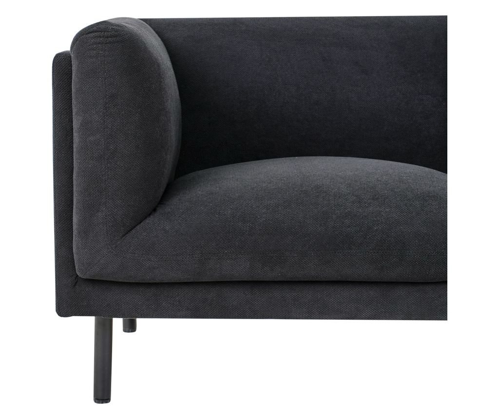 Kanapé 2 személyes VORGOD Fekete - 18