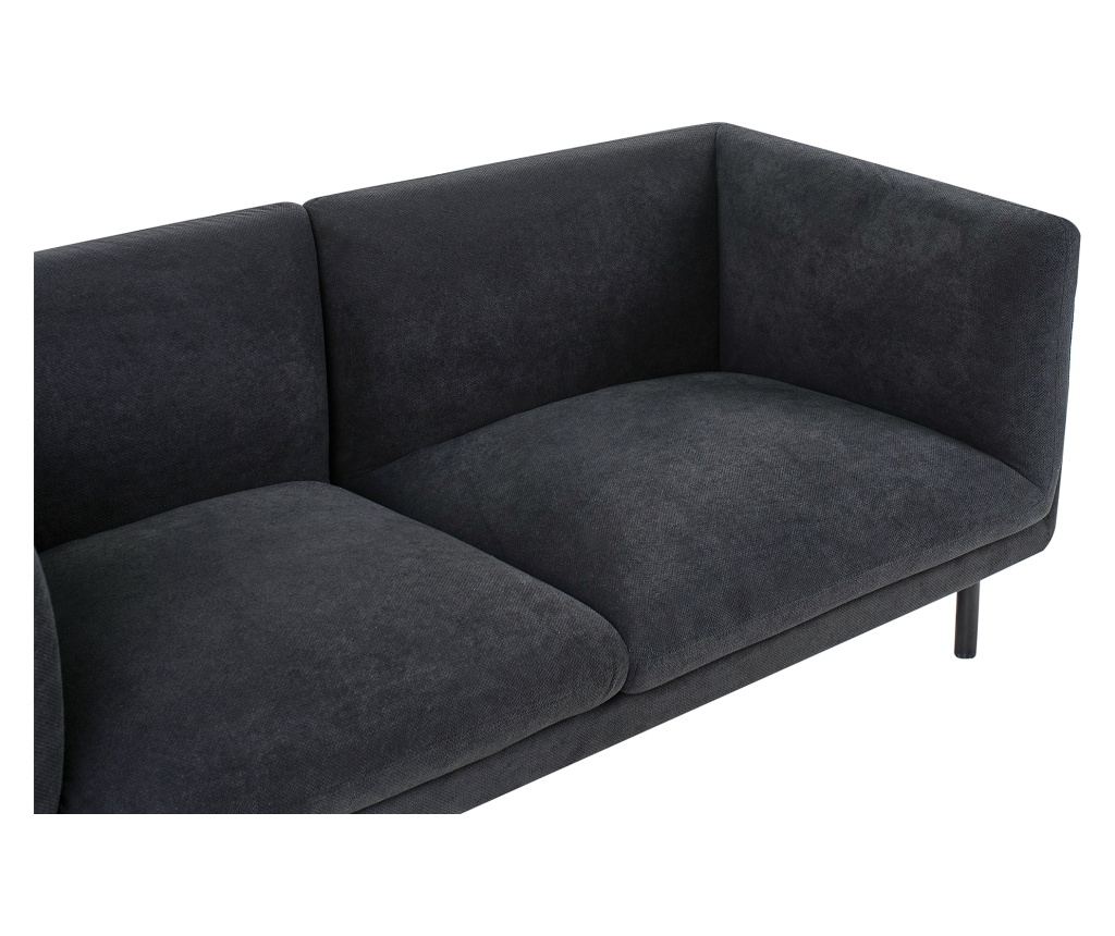 Kanapé 2 személyes VORGOD Fekete - 22