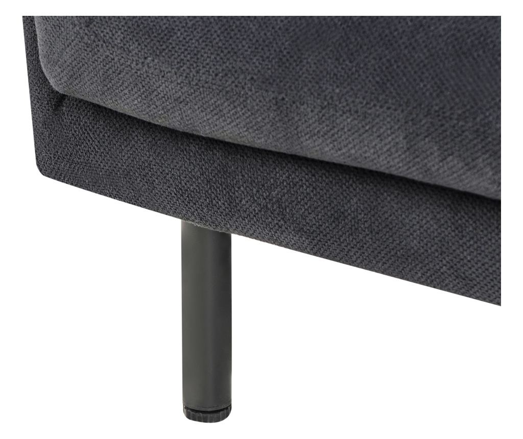 Kanapé 2 személyes VORGOD Fekete - 26