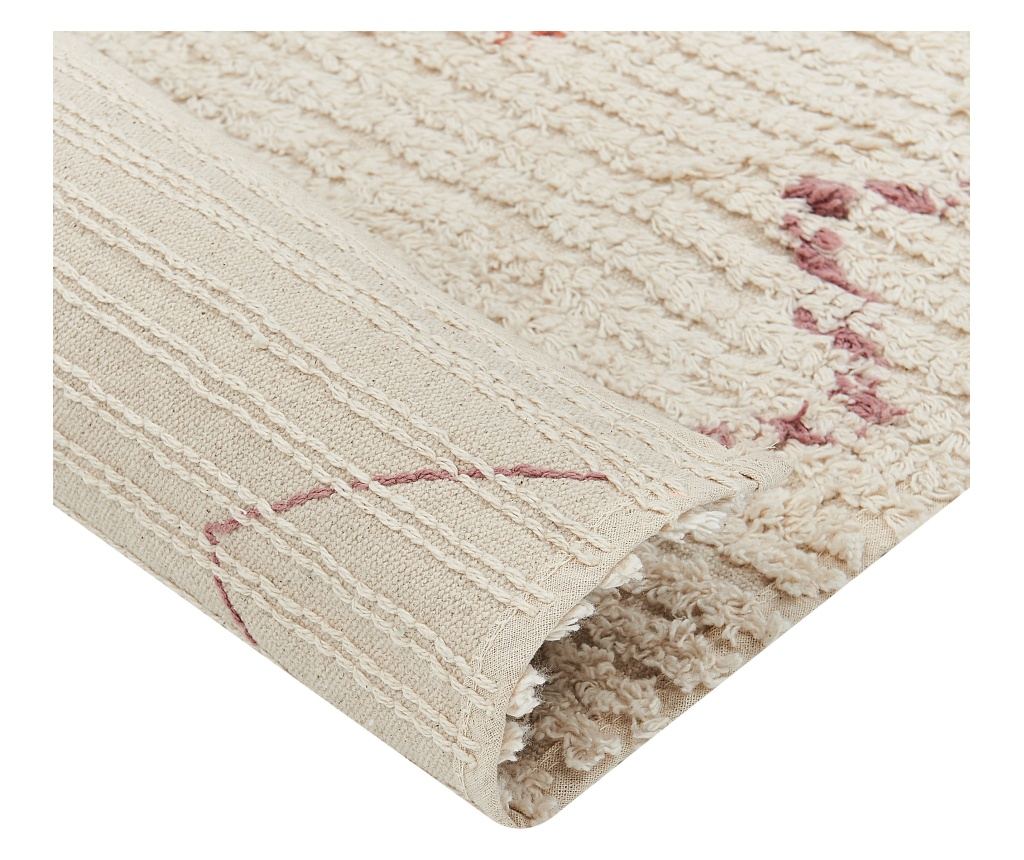 Szőnyeg GUWAHATI Bézs 80 x 150 cm Pamut - 5