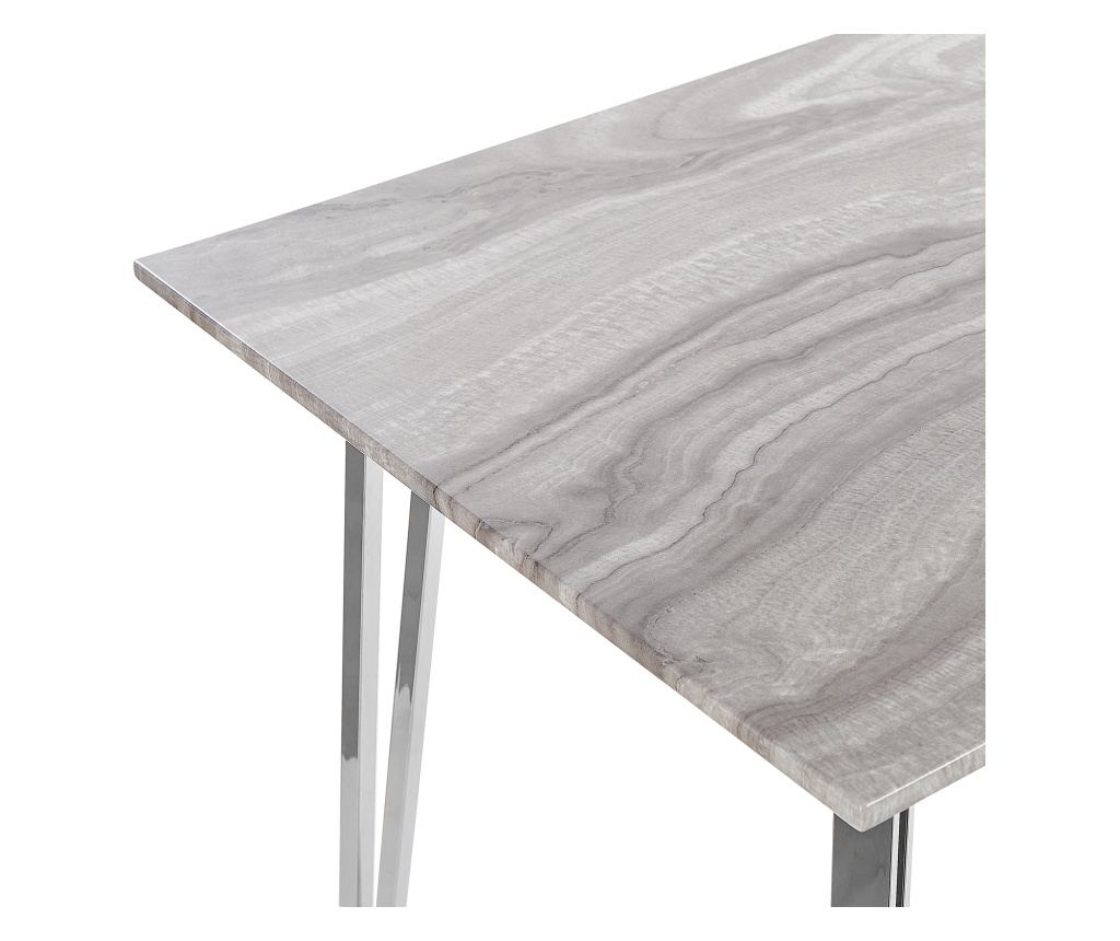 Étkezőasztal GREYTON Fehér 70 cm 120 cm - 5