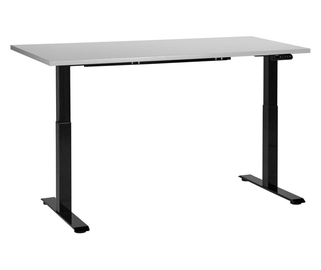 Elektromosan állítható asztal DESTINES Szürke/fekete 160 cm 72 cm - 1