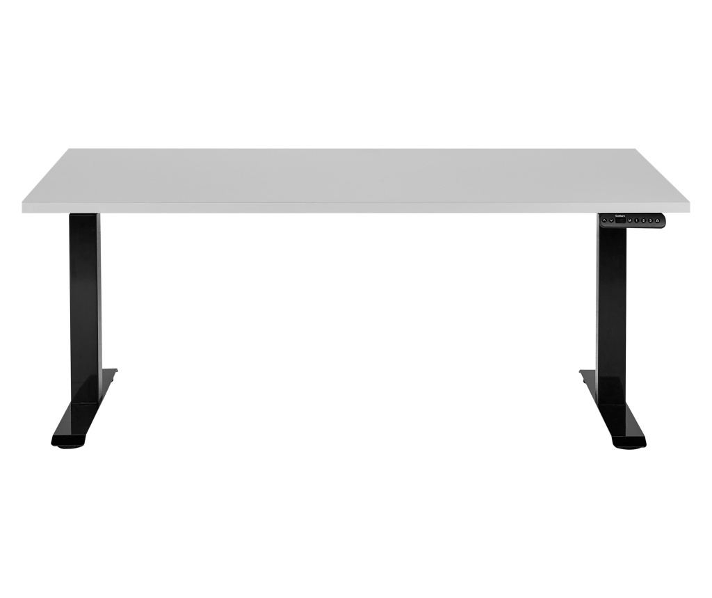 Elektromosan állítható asztal DESTINES Szürke/fekete 160 cm 72 cm - 4