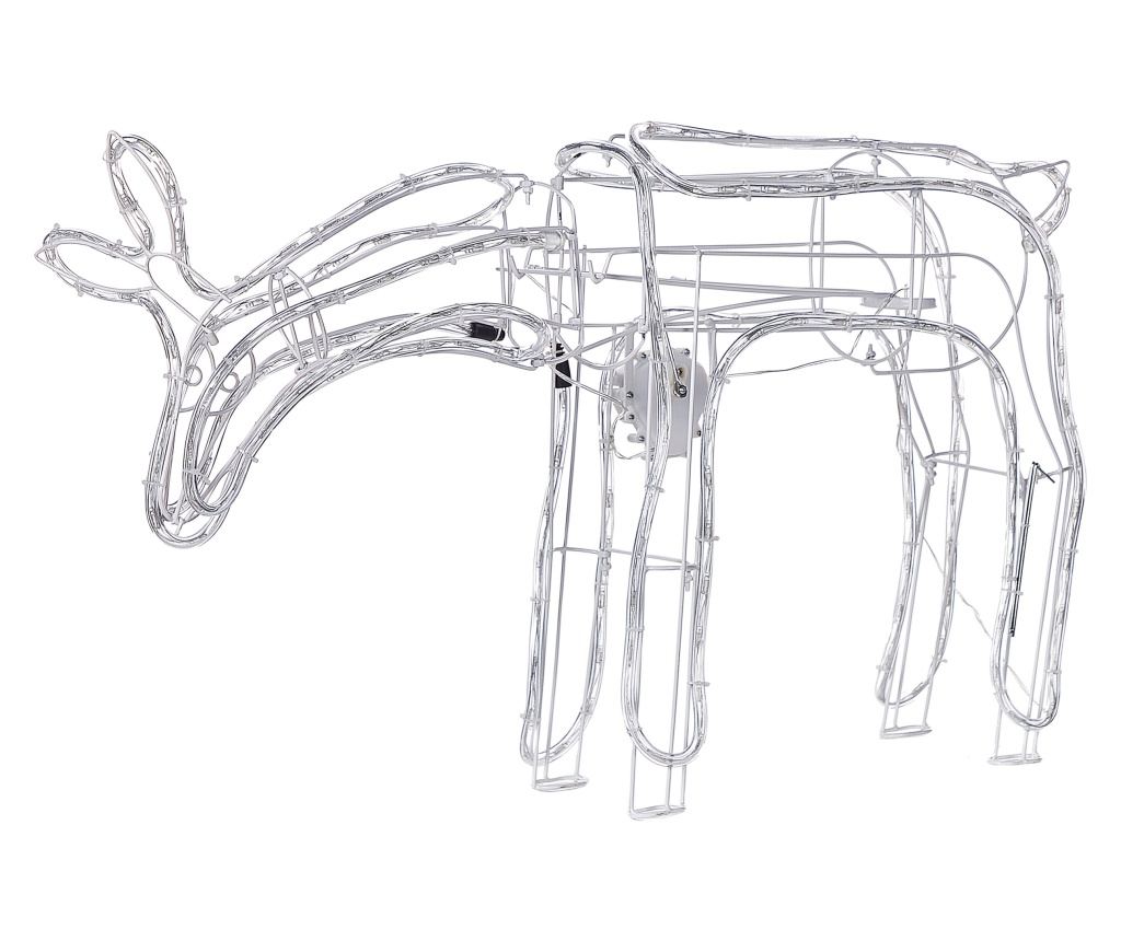 Kültéri dekoráció LED KRISTNES Mozgó őz 53 cm Fehér - 4