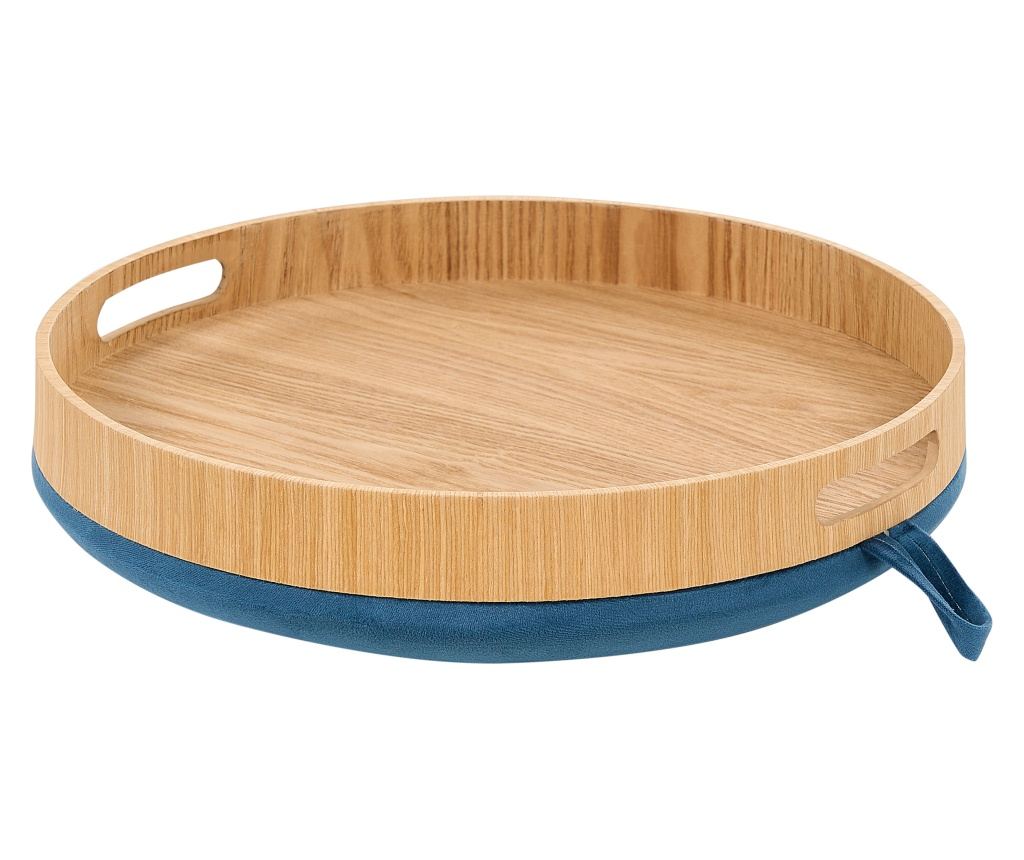 Tárolós ülőke NEELY Bársony Tengerészkék - 7