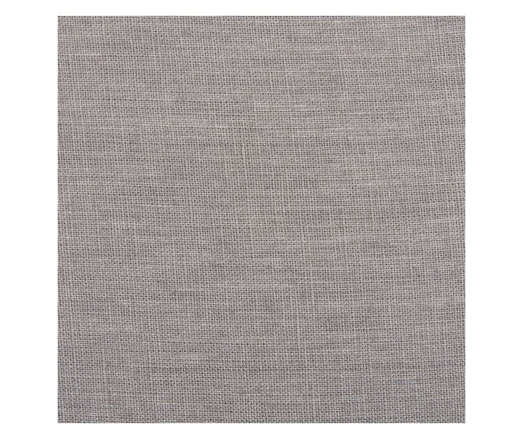 2 db díszpárna CARPINUS Vászon 45 x 45 cm Szürke Egyszínű - 1