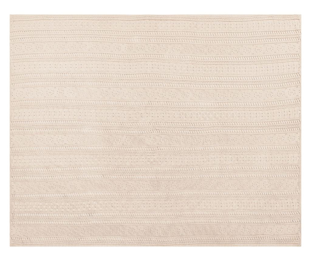 Ágytakaró DAULET Pamut 150 x 200 cm Világosbézs - 4