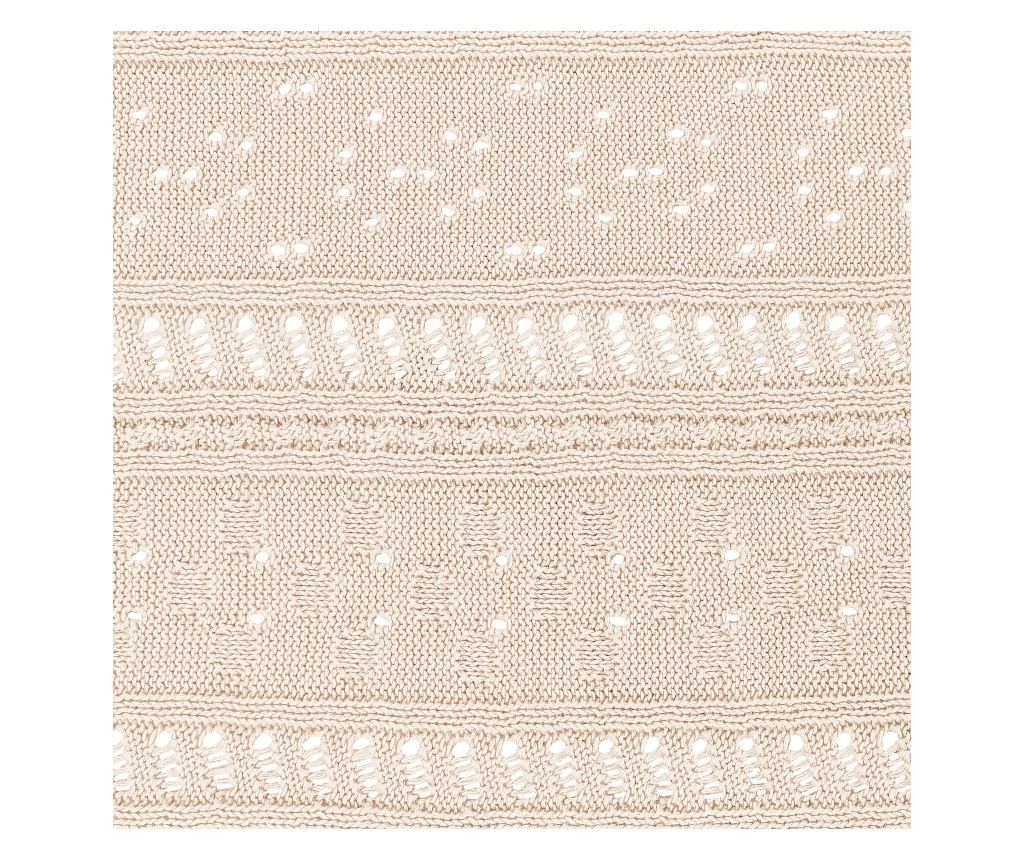 Ágytakaró DAULET Pamut 150 x 200 cm Világosbézs - 5