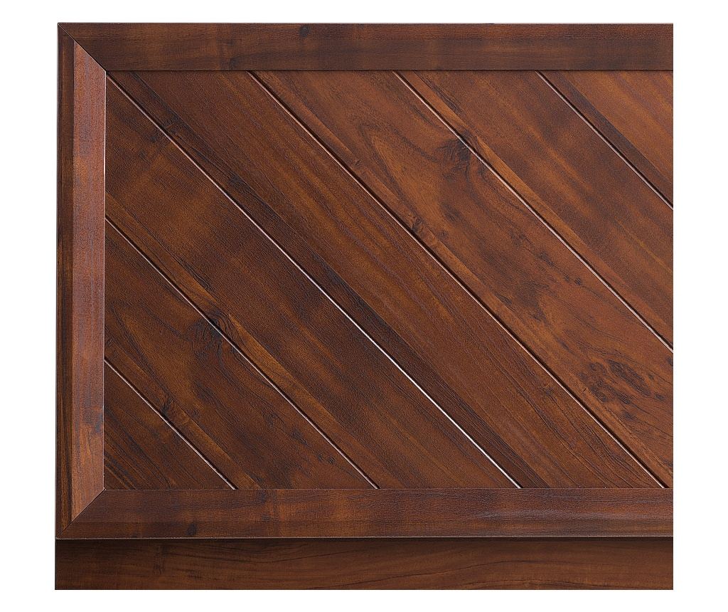 Ágy LED világítással MIALET 180 x 200 cm Sötétbarna - 17