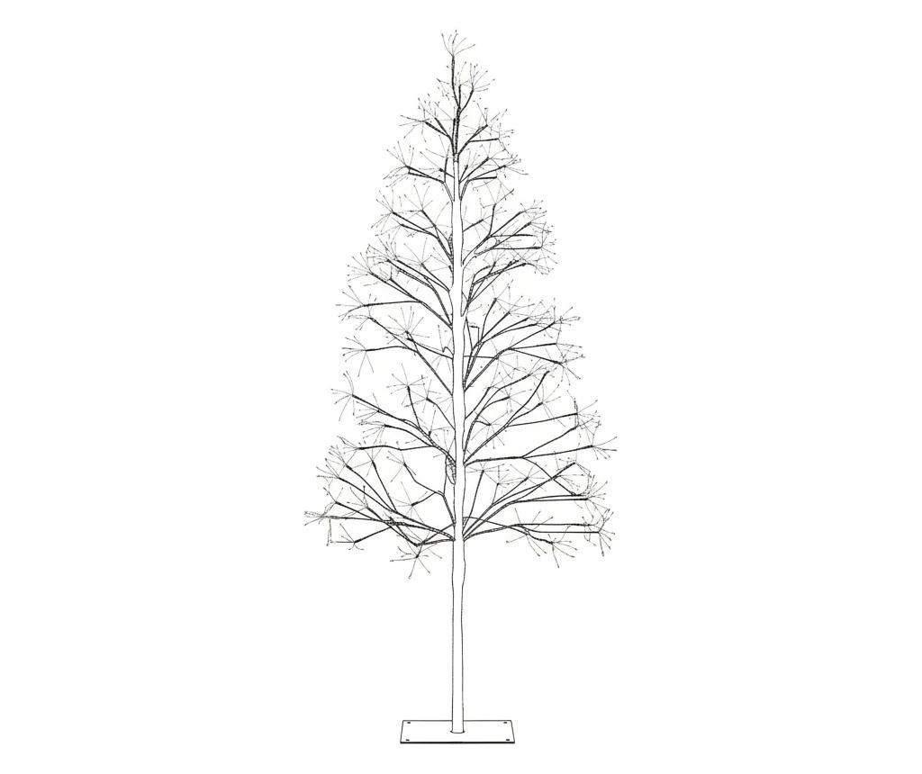 Kültéri dekoráció LED LONKARI Fa 150 cm Barna - 3