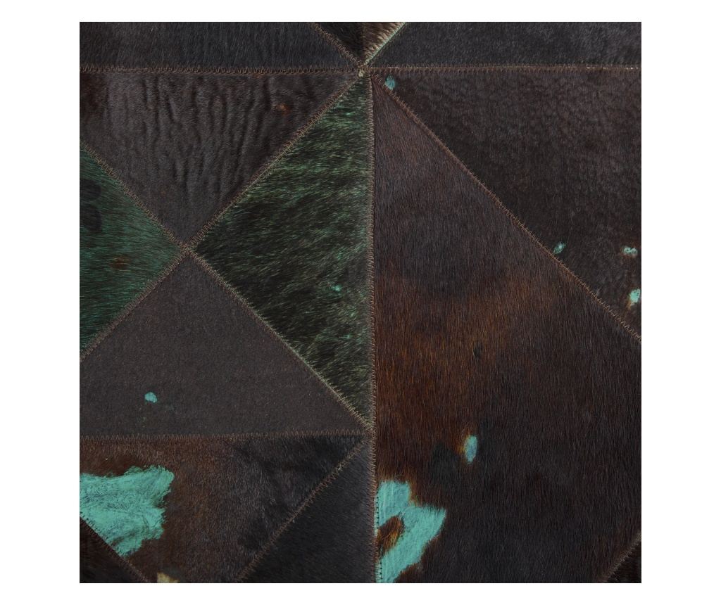 Szőnyeg ATALAN Barna 140 x 200 cm Bőr - 5