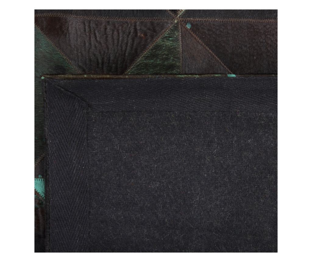 Szőnyeg ATALAN Barna 140 x 200 cm Bőr - 6