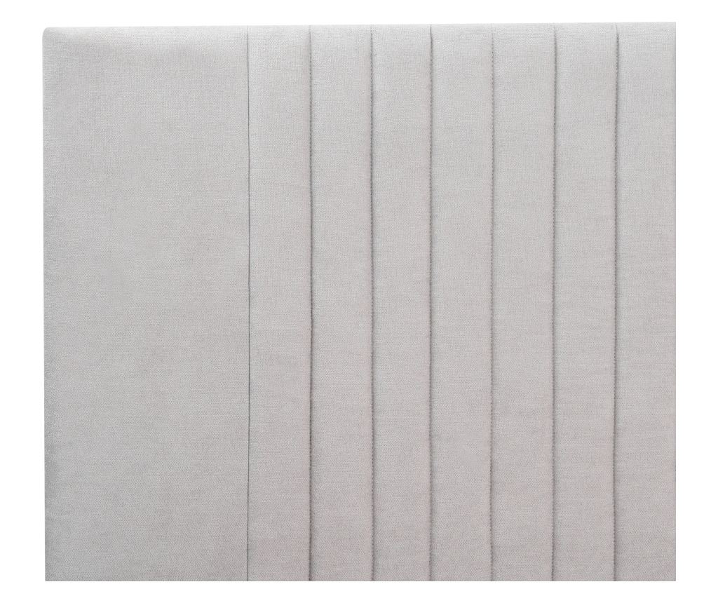 Ágy Zseníliaszövet TALENCE 180 x 200 cm Világosszürke - 6