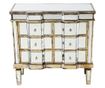 Hatfiókos komód MOZELA Ezüst tükör thumbnail 4