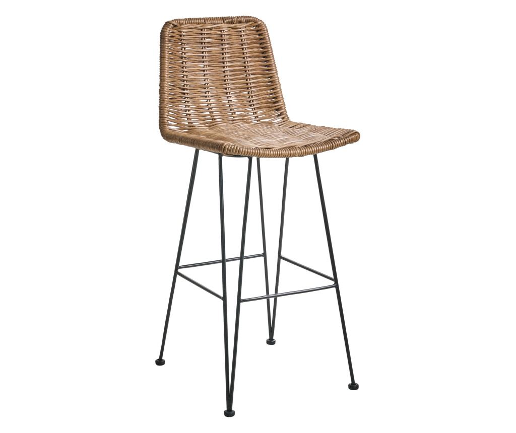 Bárszék kétdarabos szettben CASSITA Rattan Barna - 1