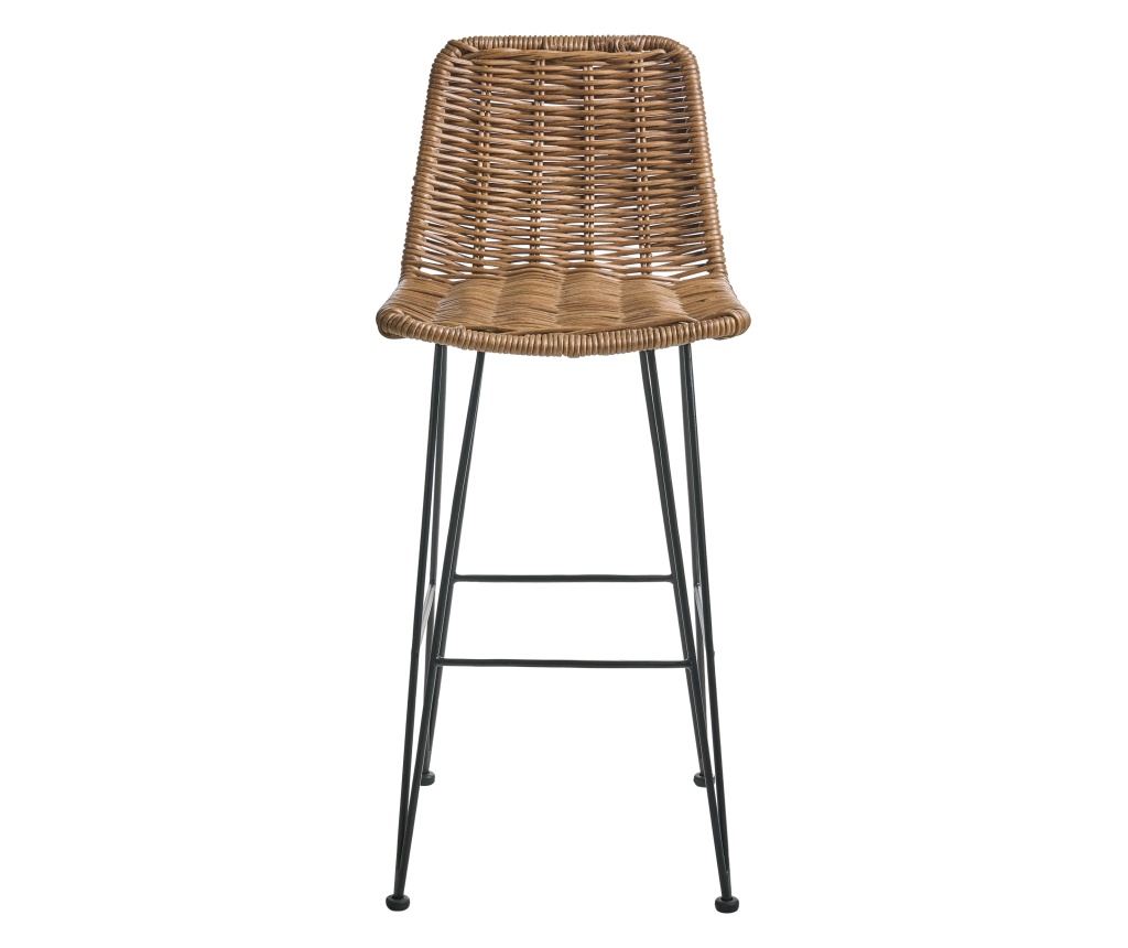 Bárszék kétdarabos szettben CASSITA Rattan Barna - 2