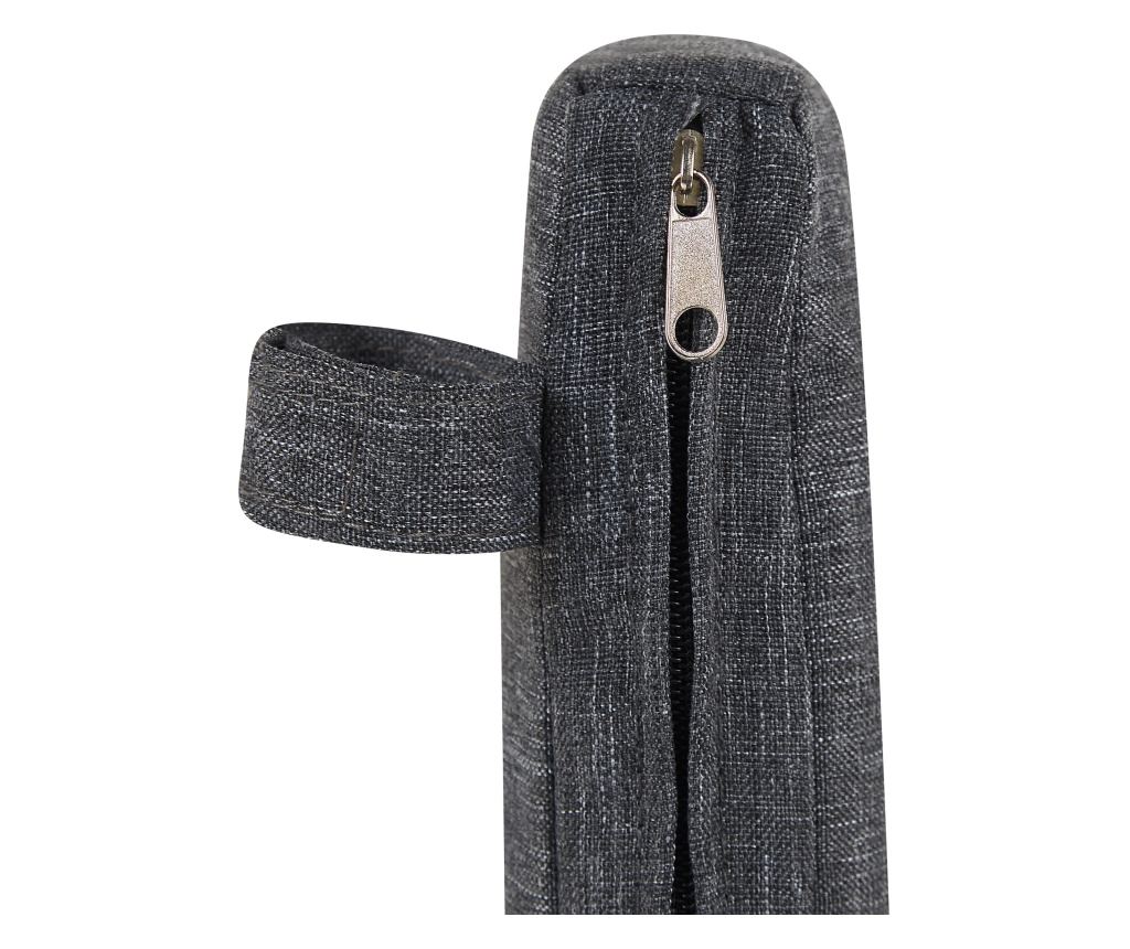 Kerti étkezőgarnitúra 4 személyes CAVOLI párnákkal Fém Szürke - 9