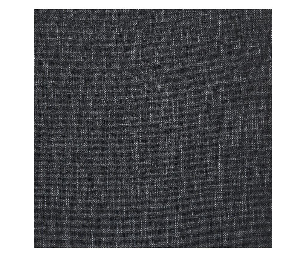 Kerti étkezőgarnitúra 4 személyes CAVOLI párnákkal Fém Szürke - 11