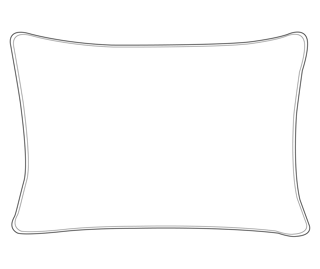 Díszpárna KAFRA 30 x 50 cm Zöld Csíkos - 1