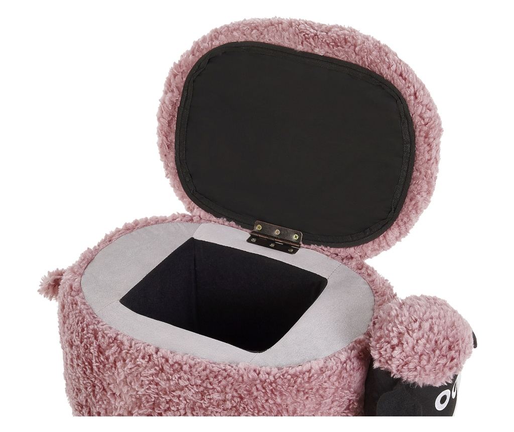 Állatos puff tárolóval SHEEP Rózsaszín Bárány - 8