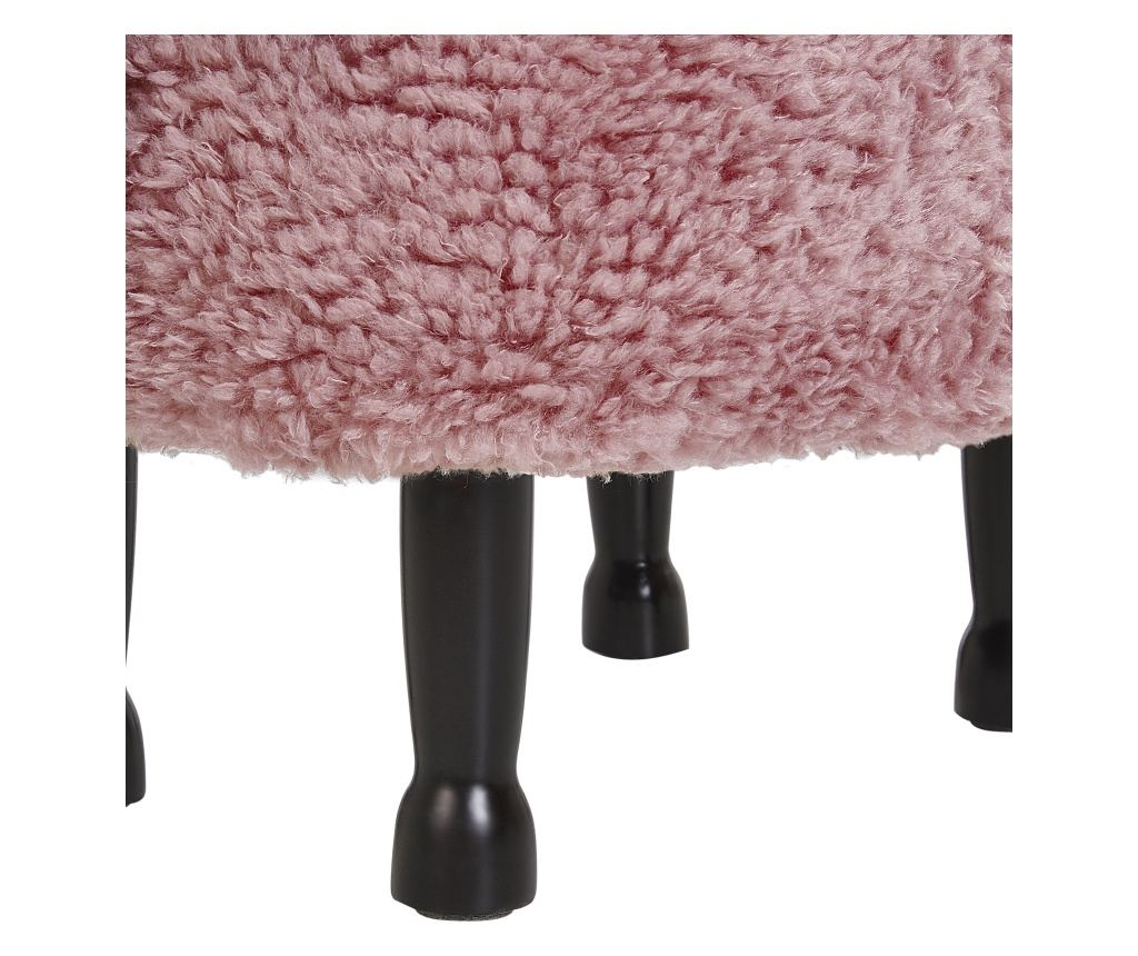 Állatos puff tárolóval SHEEP Rózsaszín Bárány - 9