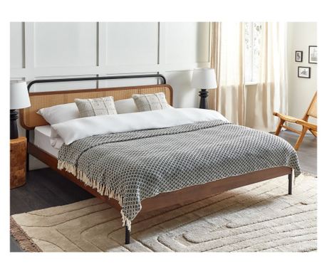 Pătură CHYAMA Bumbac 200 x 220 cm Negru