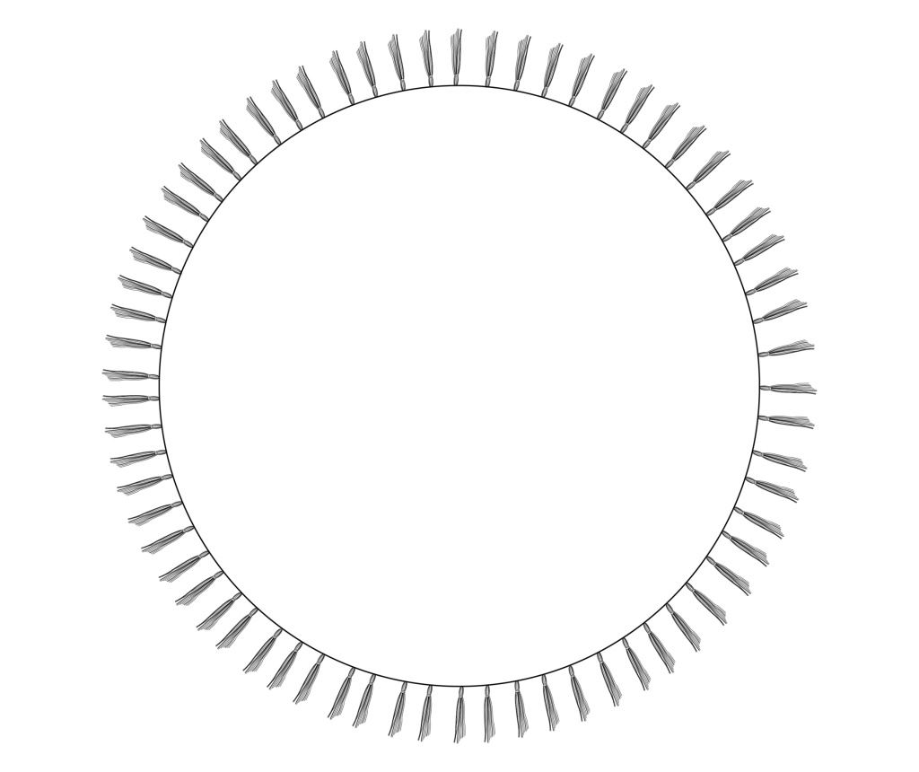 Gyerekszoba szőnyeg ETSERI Bézs ø 120 cm Pamut - 3