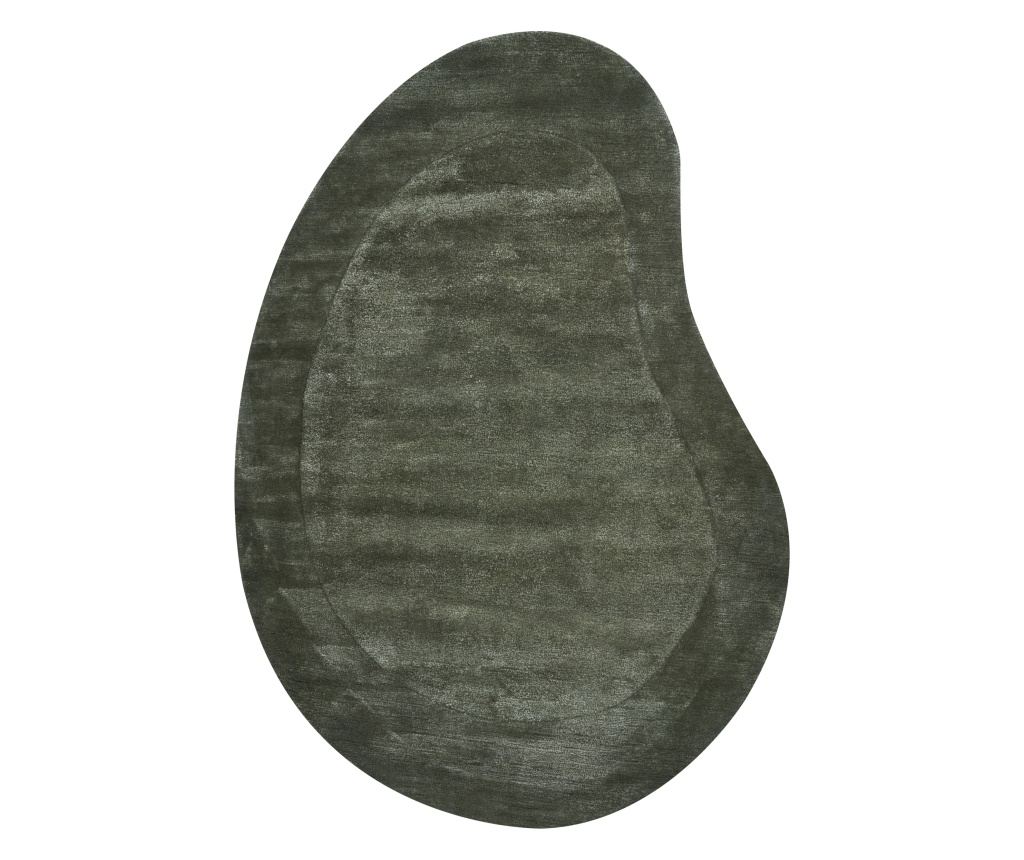 Szőnyeg MASSO Sötétzöld 160 x 230 cm Viszkóz - 2