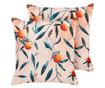 Kültéri díszpárna kétdarabos szettben PIALPETTA Növénymintás 45 x 45 cm Narancssárga thumbnail 2