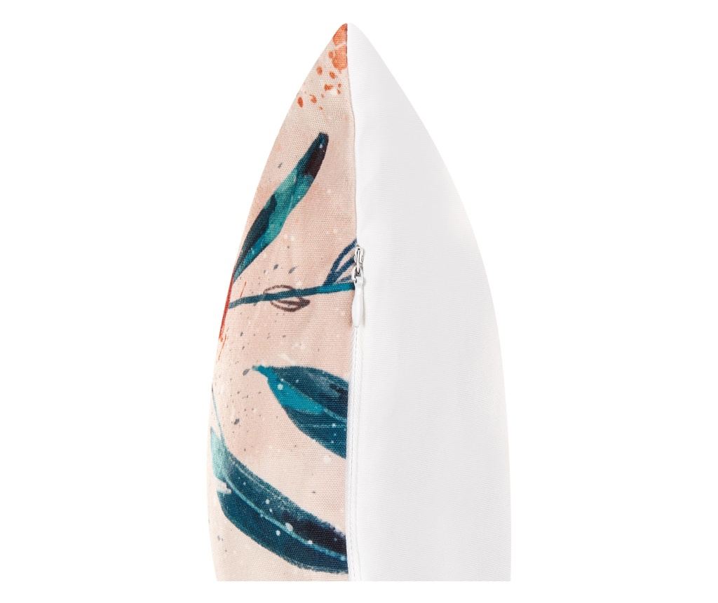 Kültéri díszpárna kétdarabos szettben PIALPETTA Növénymintás 45 x 45 cm Narancssárga - 6