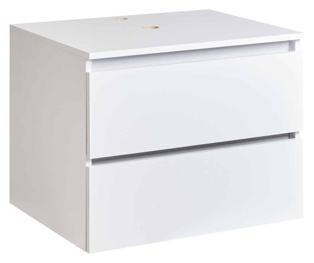 Fali mosdószekrény SERRA 60 cm Fehér - 2