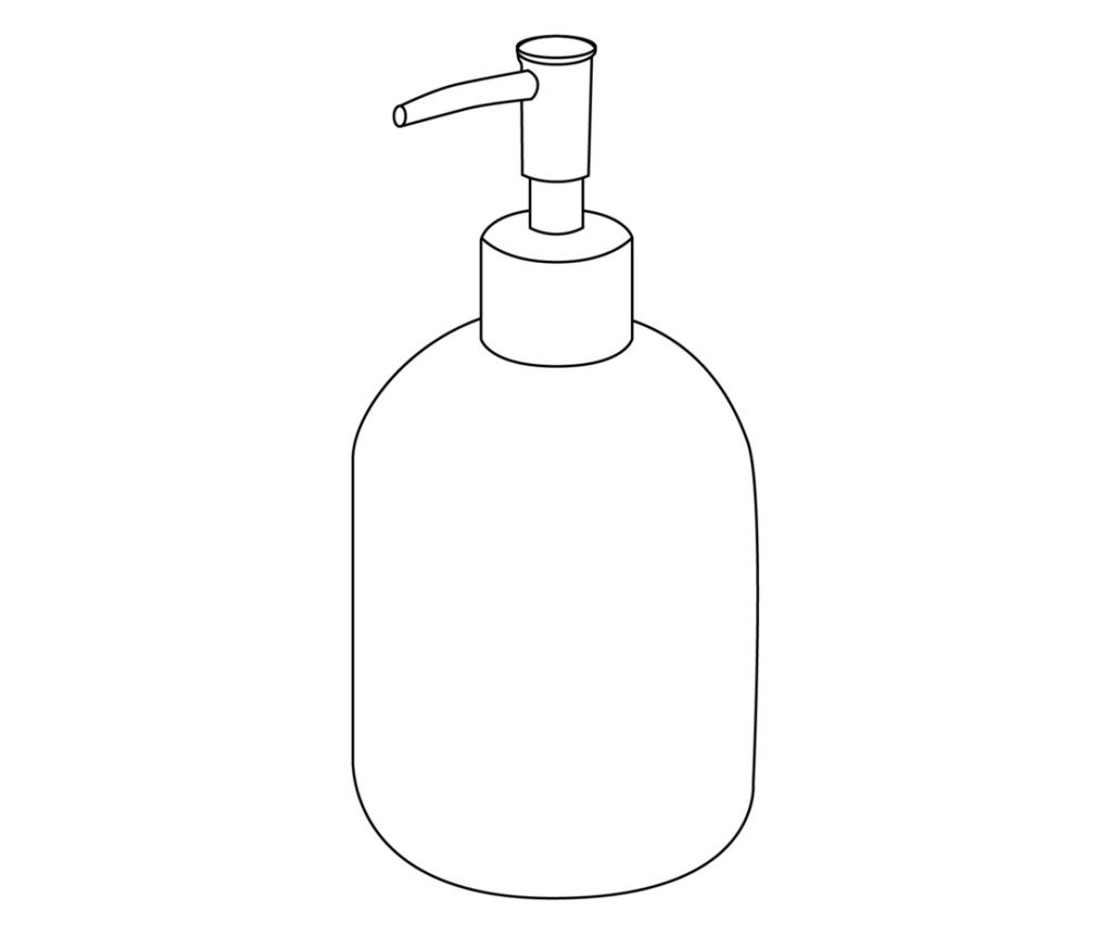 4 darabos fürdőszobai kiegészítő szett TELMA Üveg Lila - 3