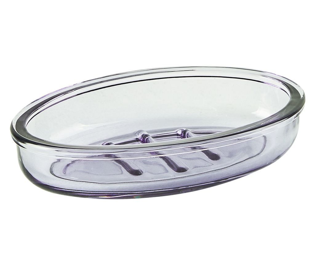 4 darabos fürdőszobai kiegészítő szett TELMA Üveg Lila - 7