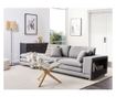 HEDEN 2-Seater Sofa - Grey with Ottoman