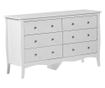 Hatfiókos komód WINCHESTER Fehér thumbnail 2