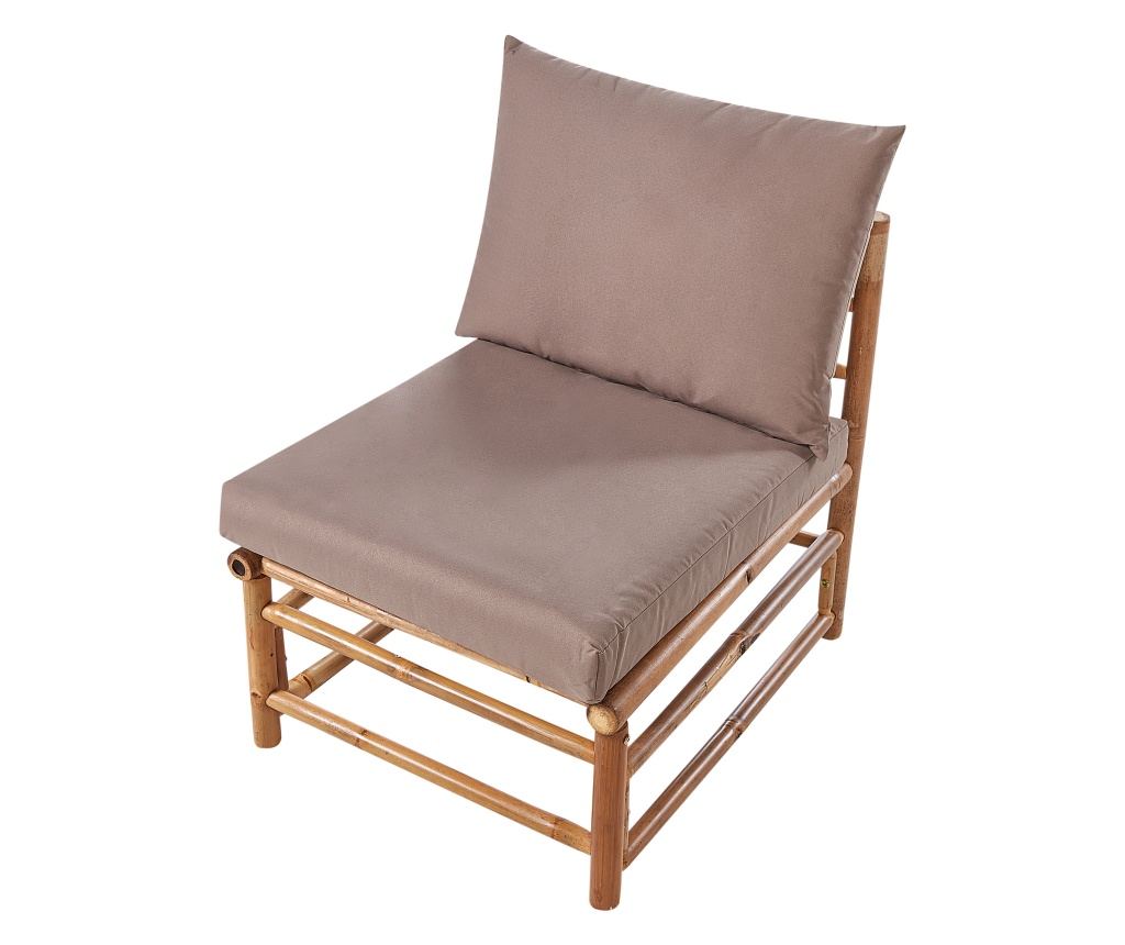 Kerti sarok ülőgarnitúra 5 személyes CERRETO Bal oldali Bambusz Tópszín - 3