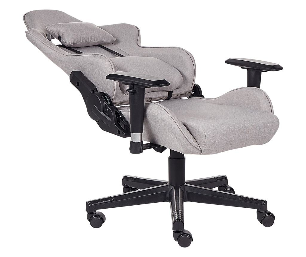 Gamer szék WARRIOR Világosszürke - 6