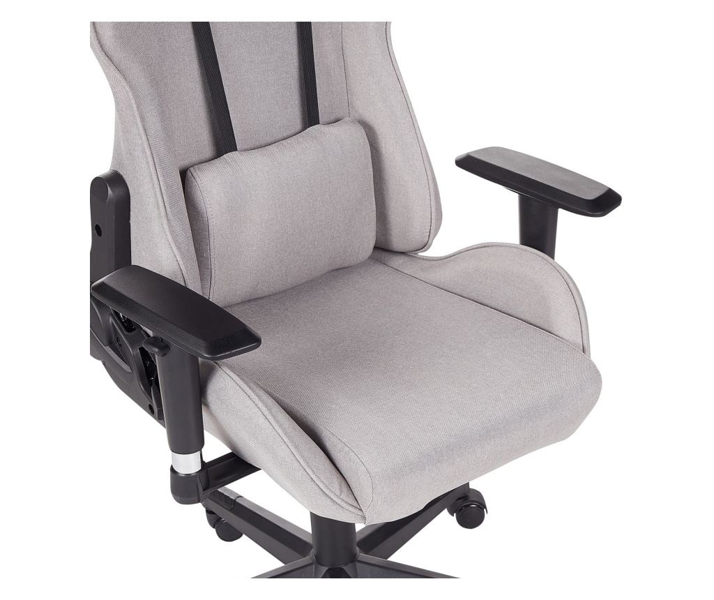 Gamer szék WARRIOR Világosszürke - 7