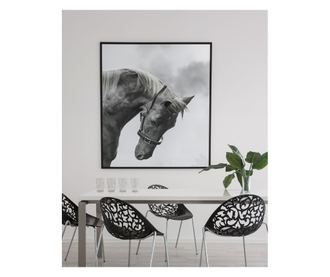 Set of 4 MUMFORD Black Dining Chairs