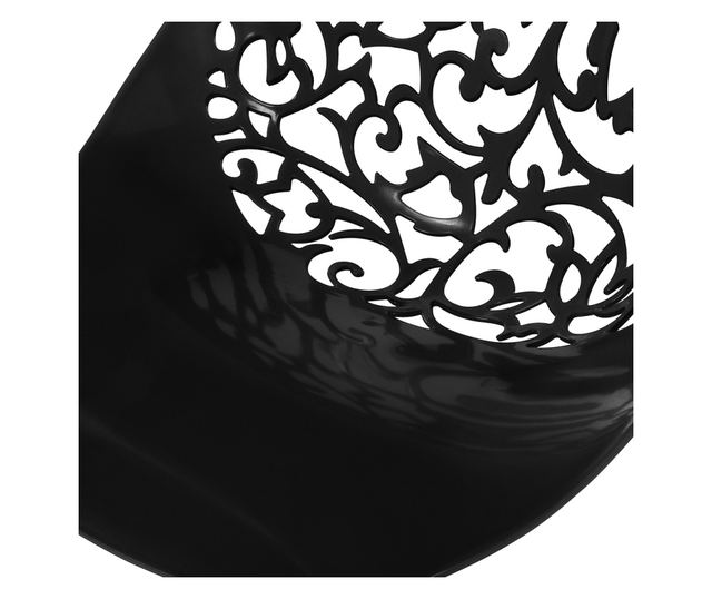 Set of 4 MUMFORD Black Dining Chairs