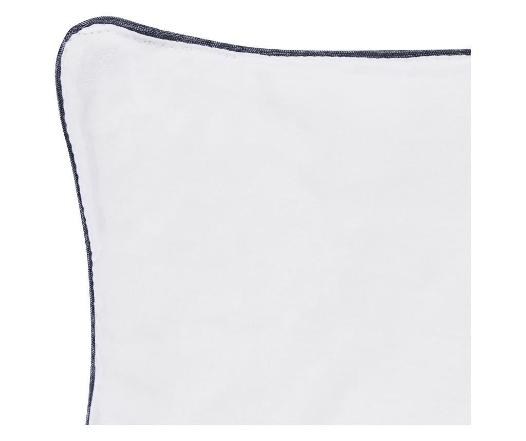 Kétdarabos párnaszett PELISTER Magas Mikroszálas 80 x 80 cm Fehér - 7