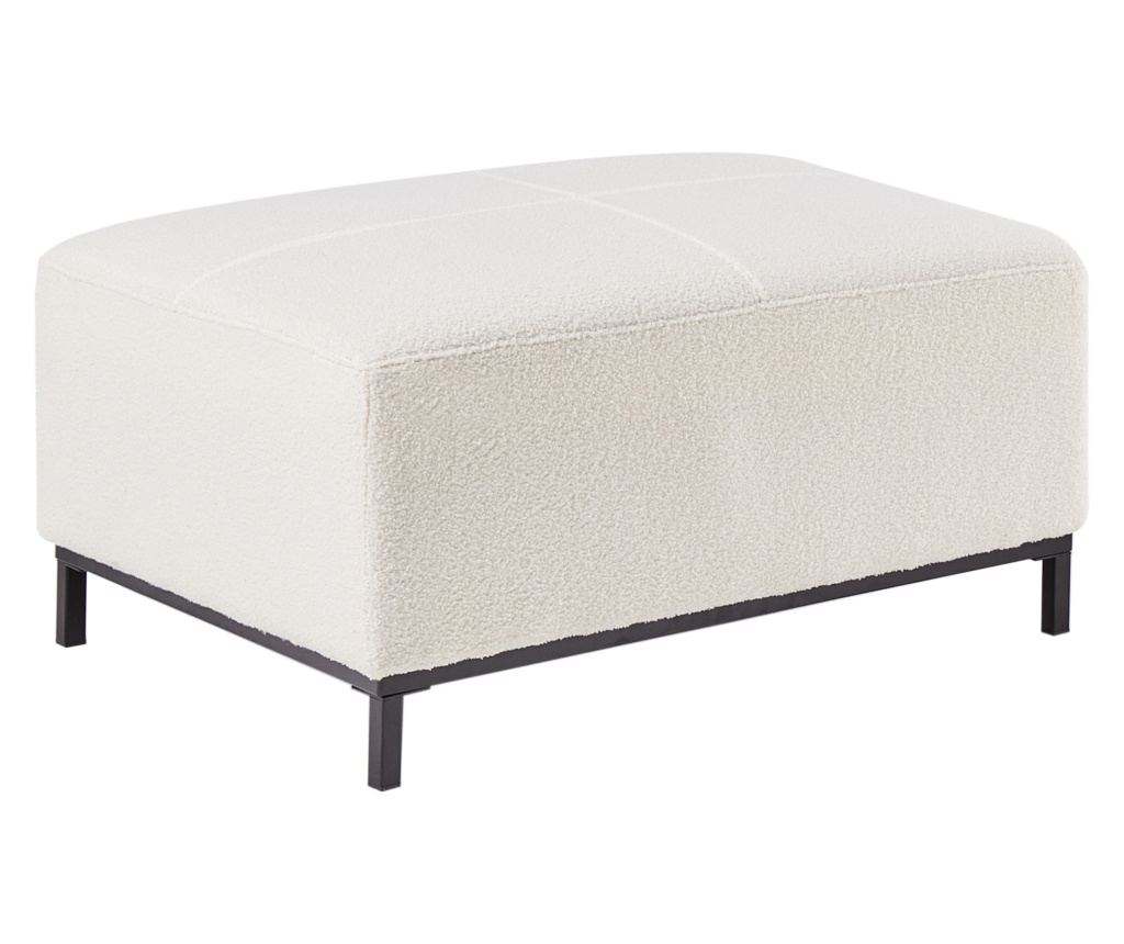 Ottomán OSLO Buklé Fehér - 4