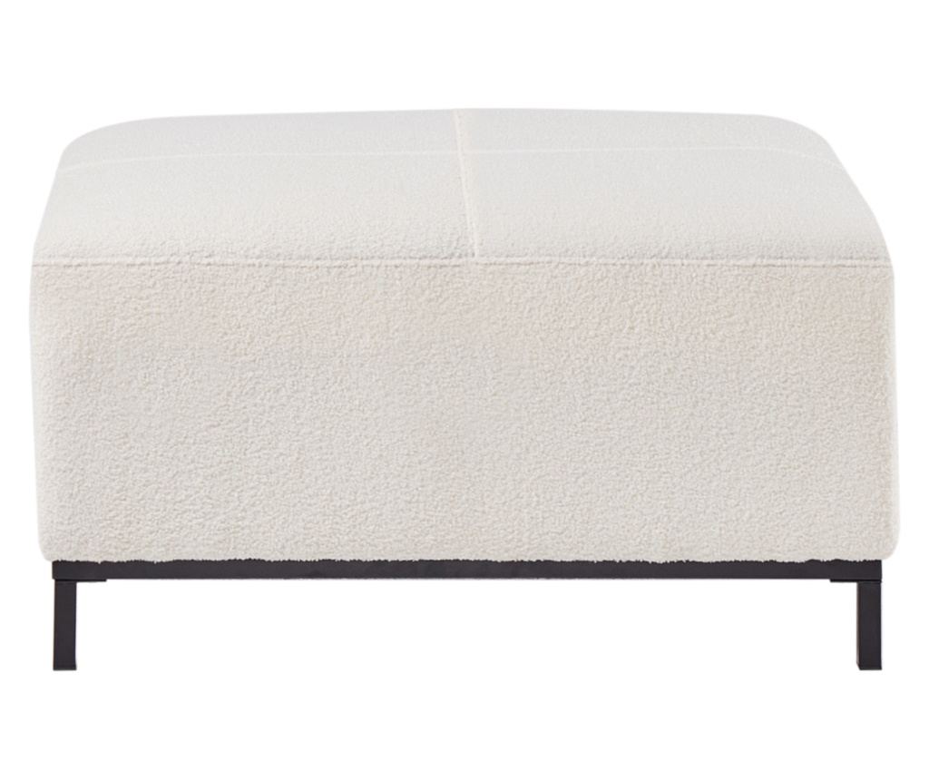Ottomán OSLO Buklé Fehér - 5