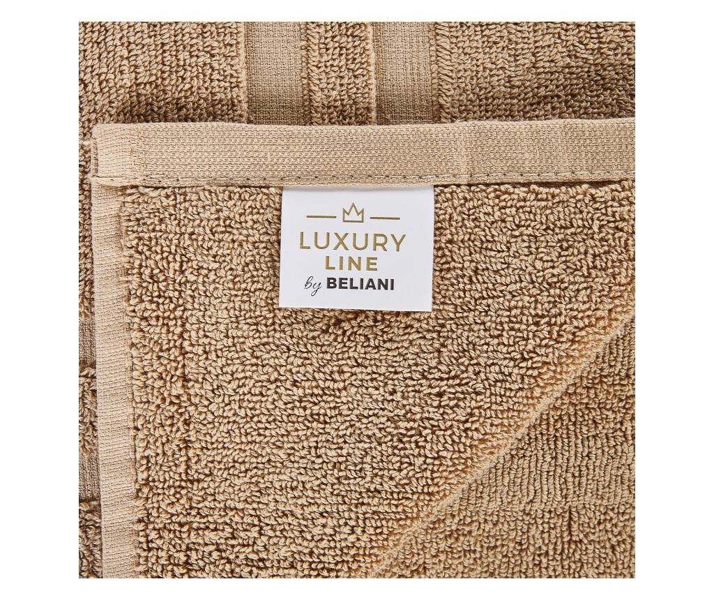 Kilencdarabos törölközőszett MITIARO Pamut frottír Homokbézs - 5