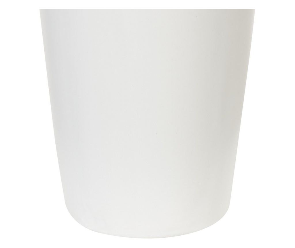 Dekor váza APAMEA Kőcserép 33 cm Fehér - 7