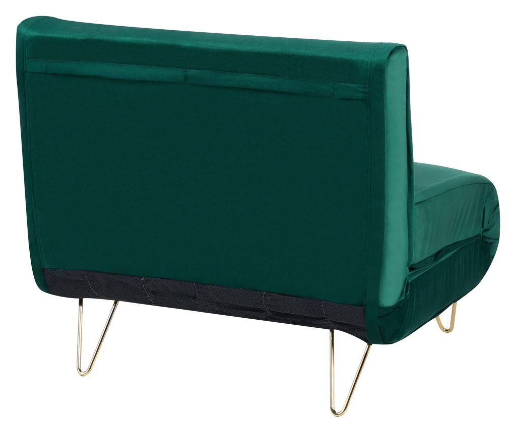 Egyszemélyes kanapéágy VESTFOLD Bársony Sötétzöld - 6