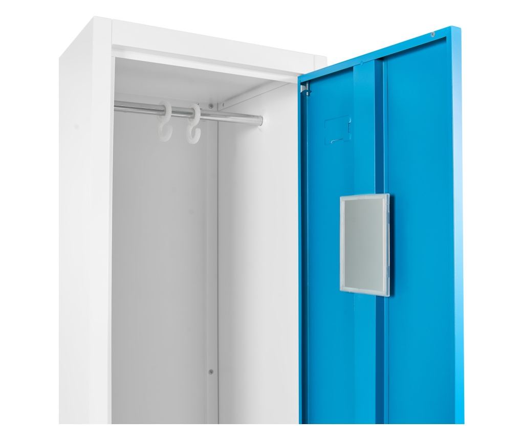 Egyajtós tárolószekrény ATHLETE Fém Fehér/kék - 13