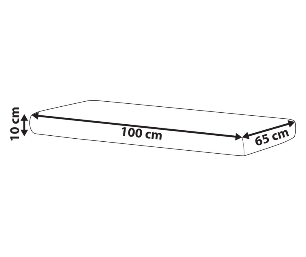 Kültéri párnahuzat szett XXL Szürke - 1